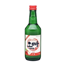 韩国烧酒 OPPA 苹果味 12%vol 360ml